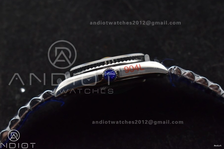 A2836 40 Weight) GMF Steel (Gain on Crystal President V3 Black Dial 904L Bracelet SS DayDate 0220